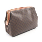 Celine Pouch Macadam Brown Leather — view 2