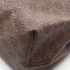 Celine Pouch Macadam Brown Leather — view 7