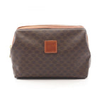 Celine Pouch Macadam Brown Leather