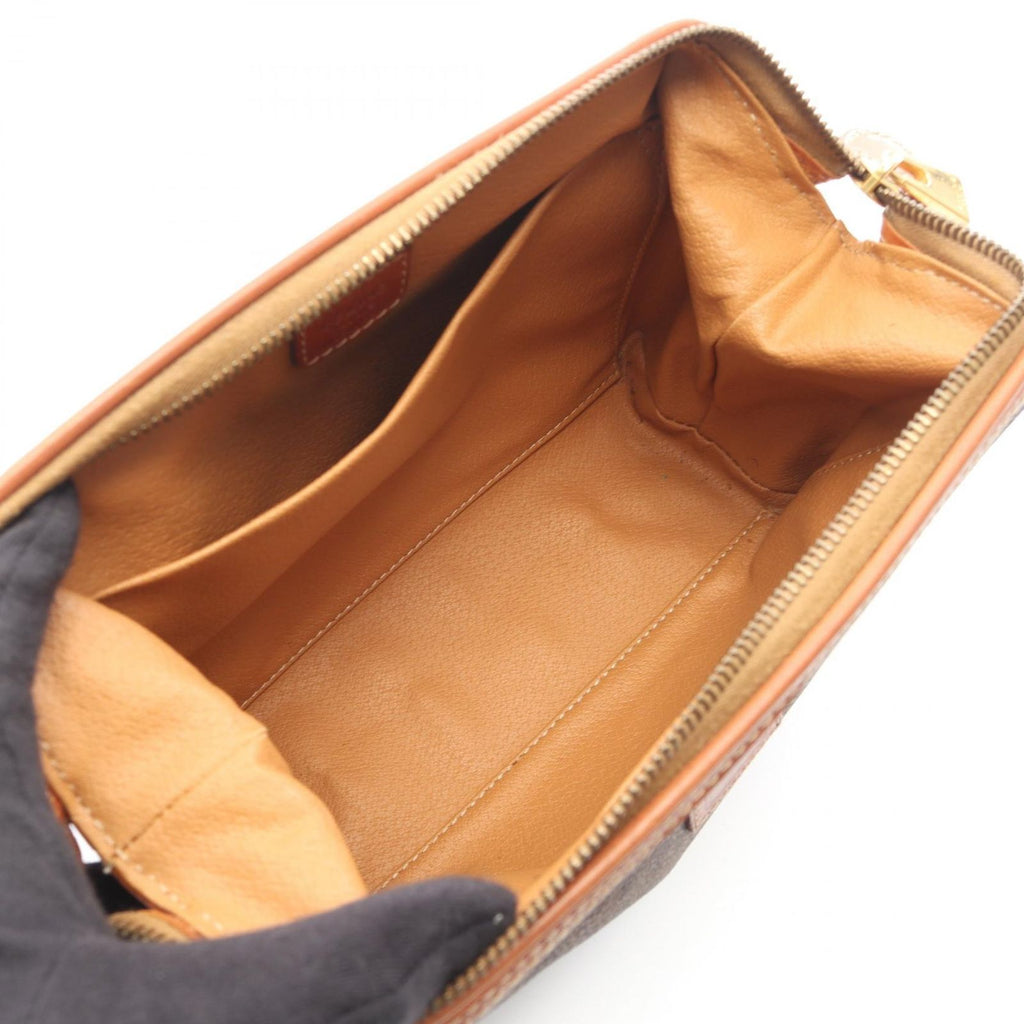 Celine Pouch Macadam Brown Leather — view 3