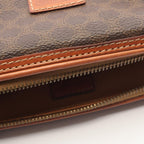 Celine Pouch Macadam Brown Leather — view 8