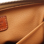 Celine Pouch Macadam Brown Leather — view 5