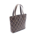Chanel Tote Wild Stitch Dark Brown Leather — view 2