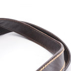 Chanel Tote Wild Stitch Dark Brown Leather — view 7
