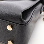 Gucci Handbag Interlocking 2-Way Black Leather Chain — view 9