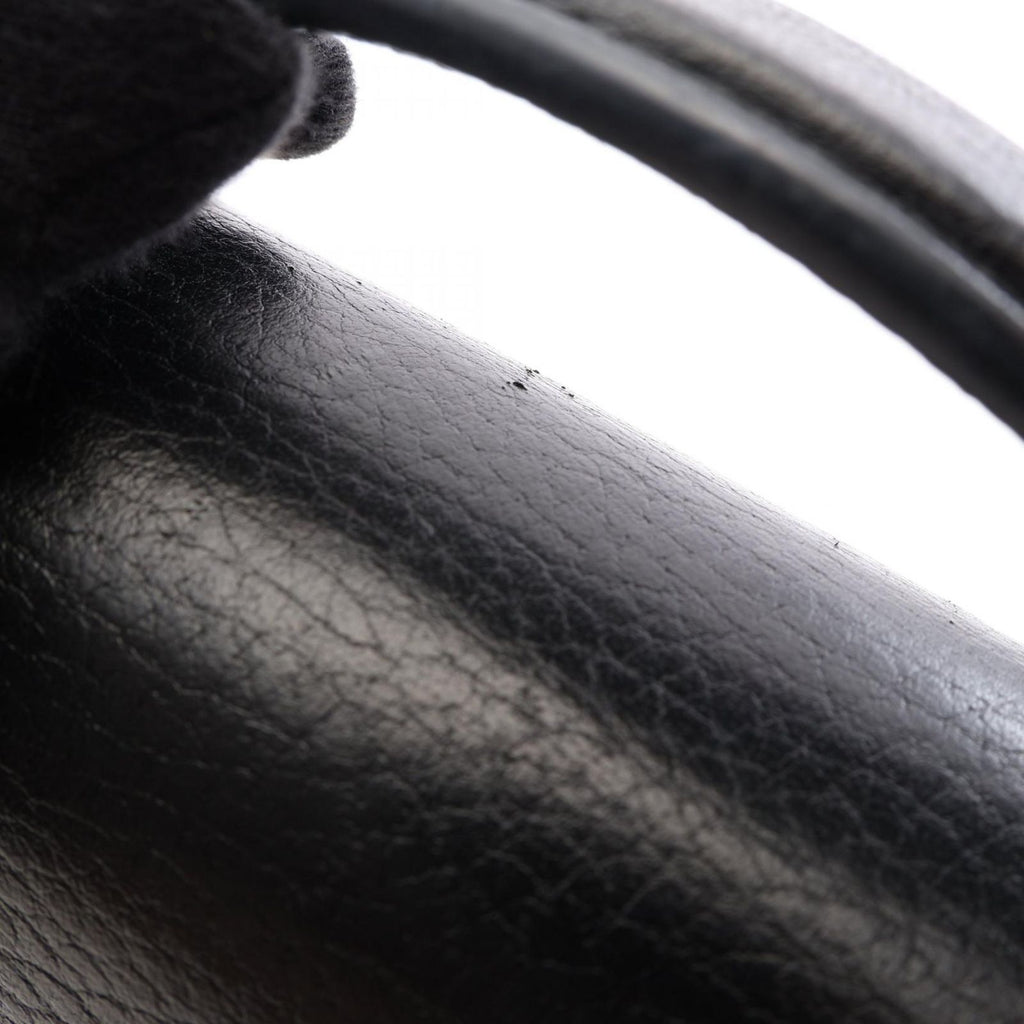 Gucci Handbag Interlocking 2-Way Black Leather Chain — view 5