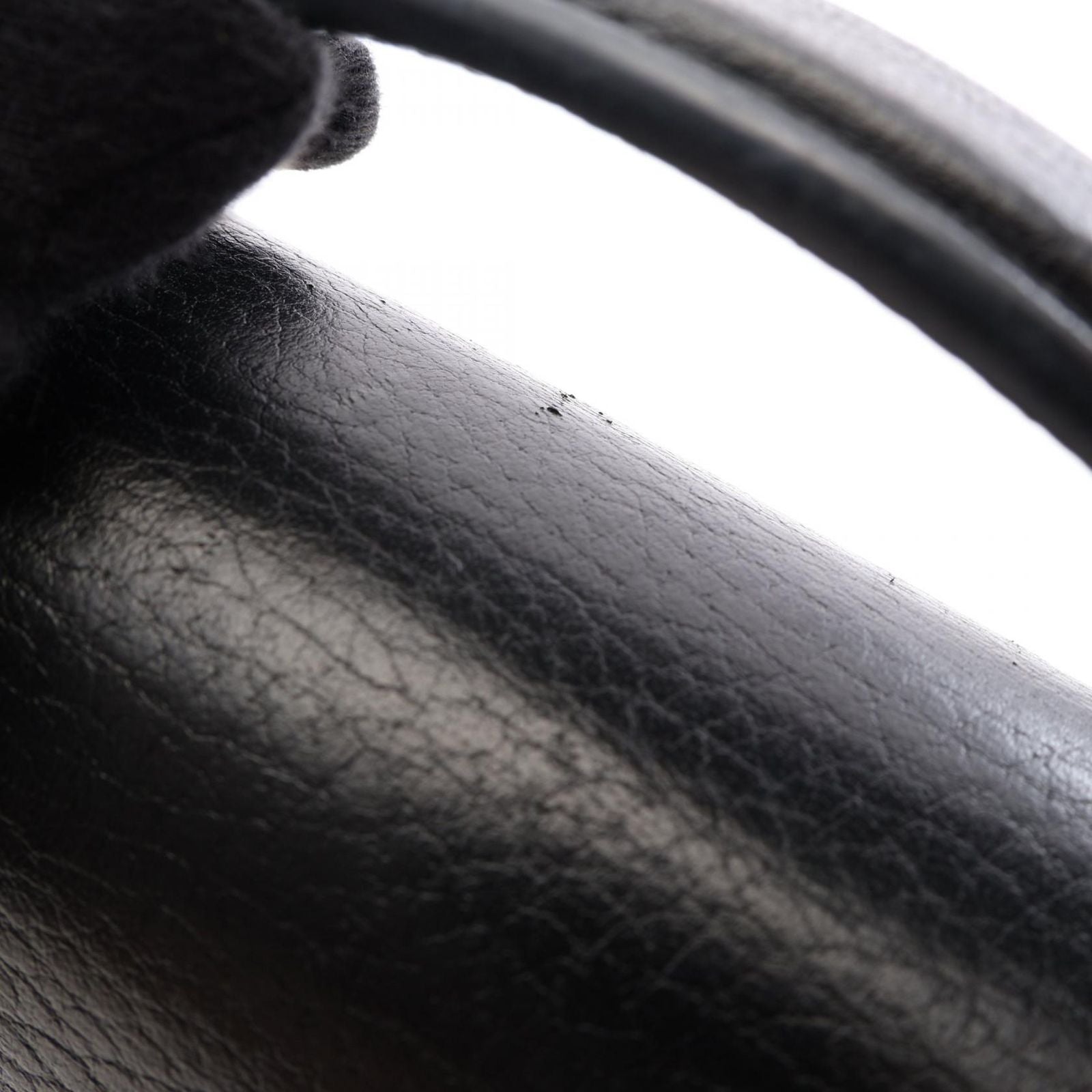 Gucci Handbag Interlocking 2-Way Black Leather Chain — view 5