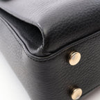 Gucci Handbag Interlocking 2-Way Black Leather Chain — view 8
