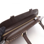 Celine Handbag C Macadam Brown Canvas Leather — view 8