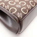 Celine Handbag C Macadam Brown Canvas Leather — view 7