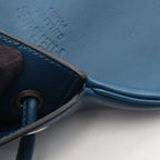 Hermes Shoulder Bag Aline Mini Blue Domarte Leather — view 7