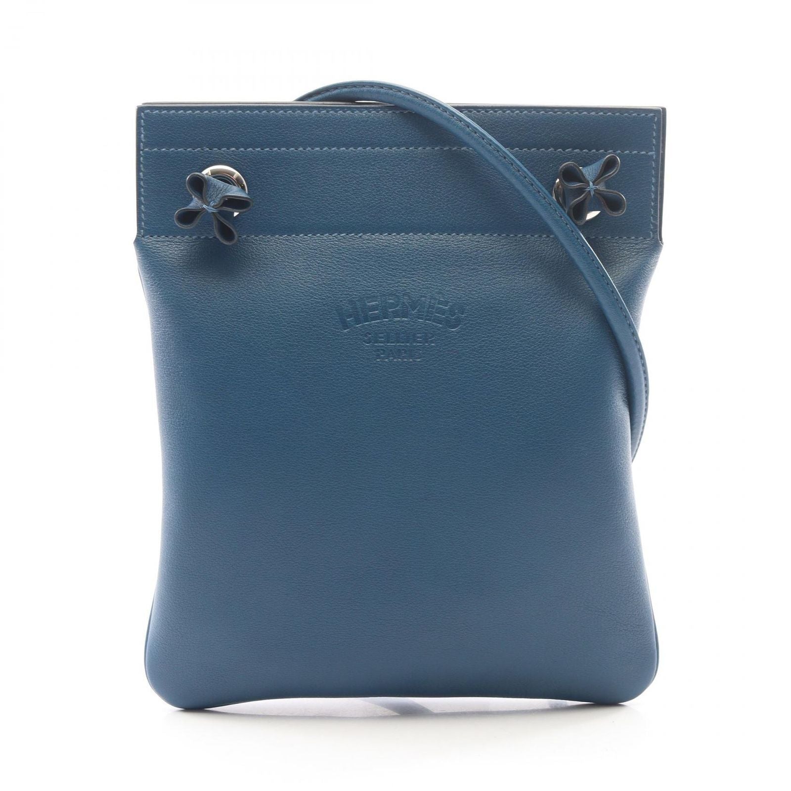 Hermes Shoulder Bag Aline Mini Blue Domarte Leather