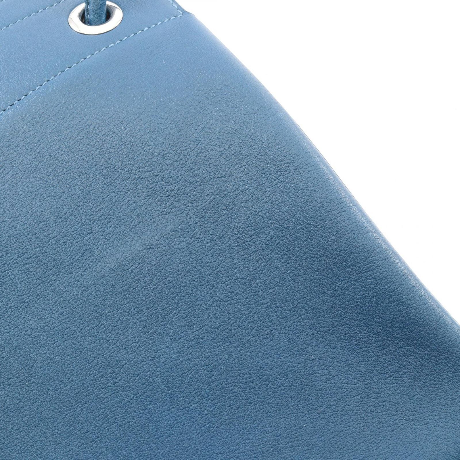 Hermes Shoulder Bag Aline Mini Blue Domarte Leather — view 8