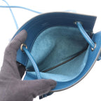 Hermes Shoulder Bag Aline Mini Blue Domarte Leather — view 3