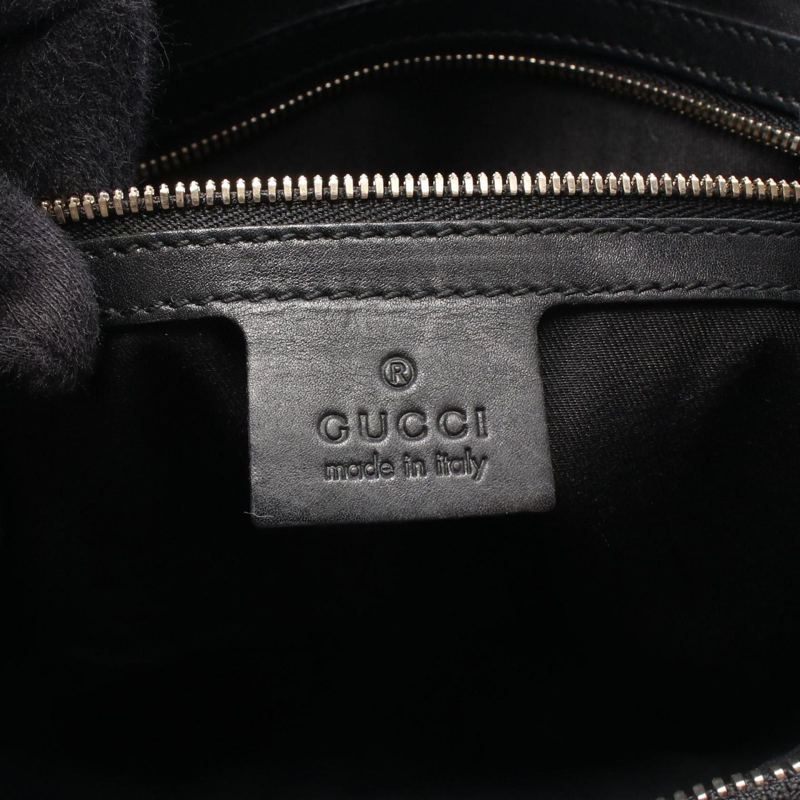 Gucci Shoulder Bag Interlocking GG Canvas Black Sherry Line — view 4