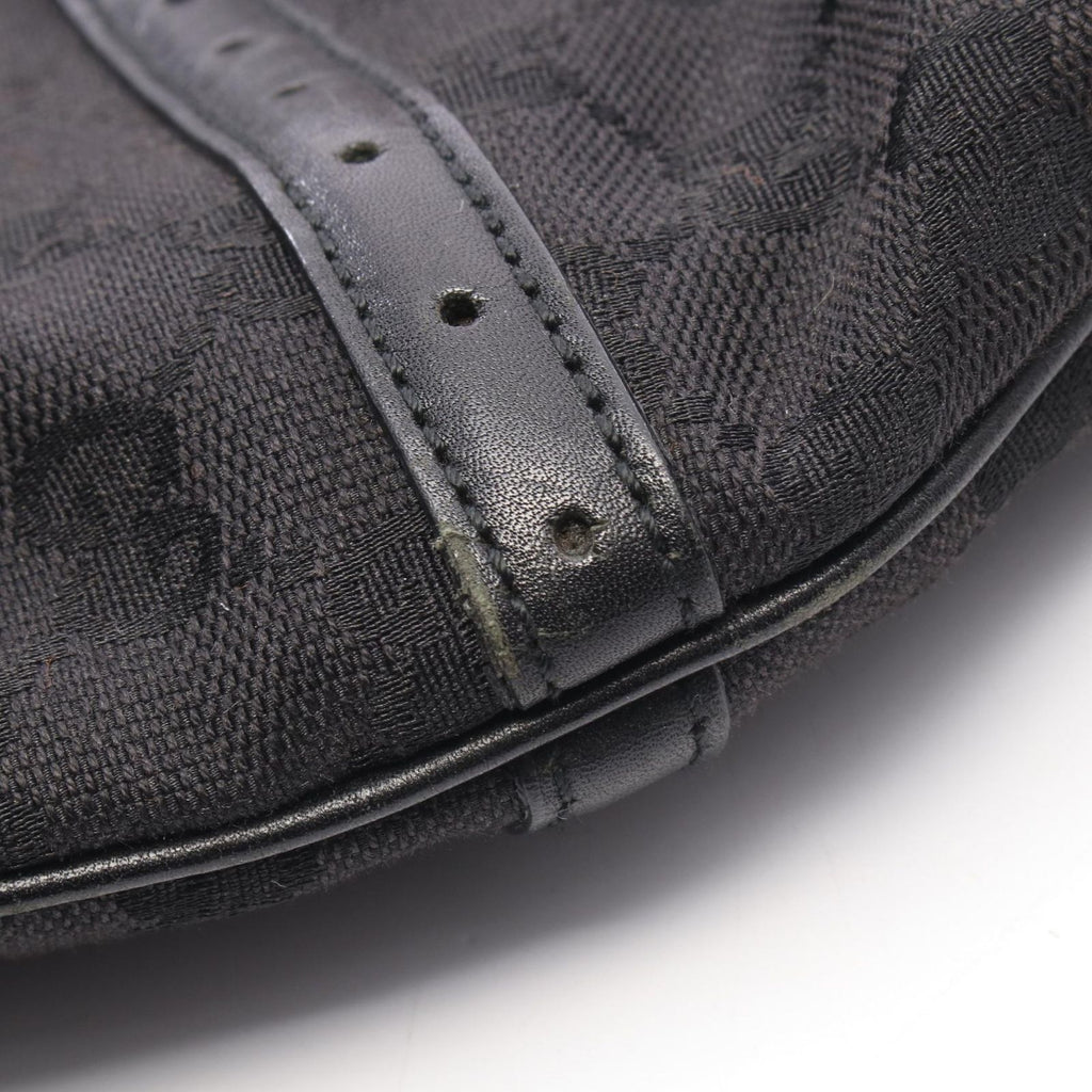 Gucci Shoulder Bag Interlocking GG Canvas Black Sherry Line — view 9
