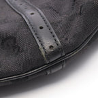 Gucci Shoulder Bag Interlocking GG Canvas Black Sherry Line — view 9