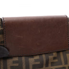 Fendi Waist Bag Zucca Brown Canvas Leather — view 8