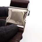 Fendi Waist Bag Zucca Brown Canvas Leather — view 9