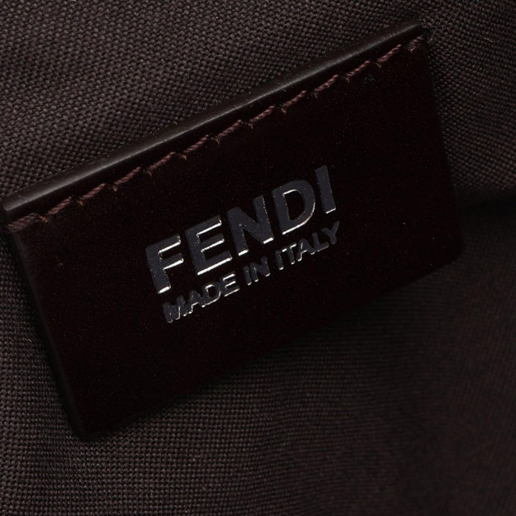 Fendi Waist Bag Zucca Brown Canvas Leather — view 5
