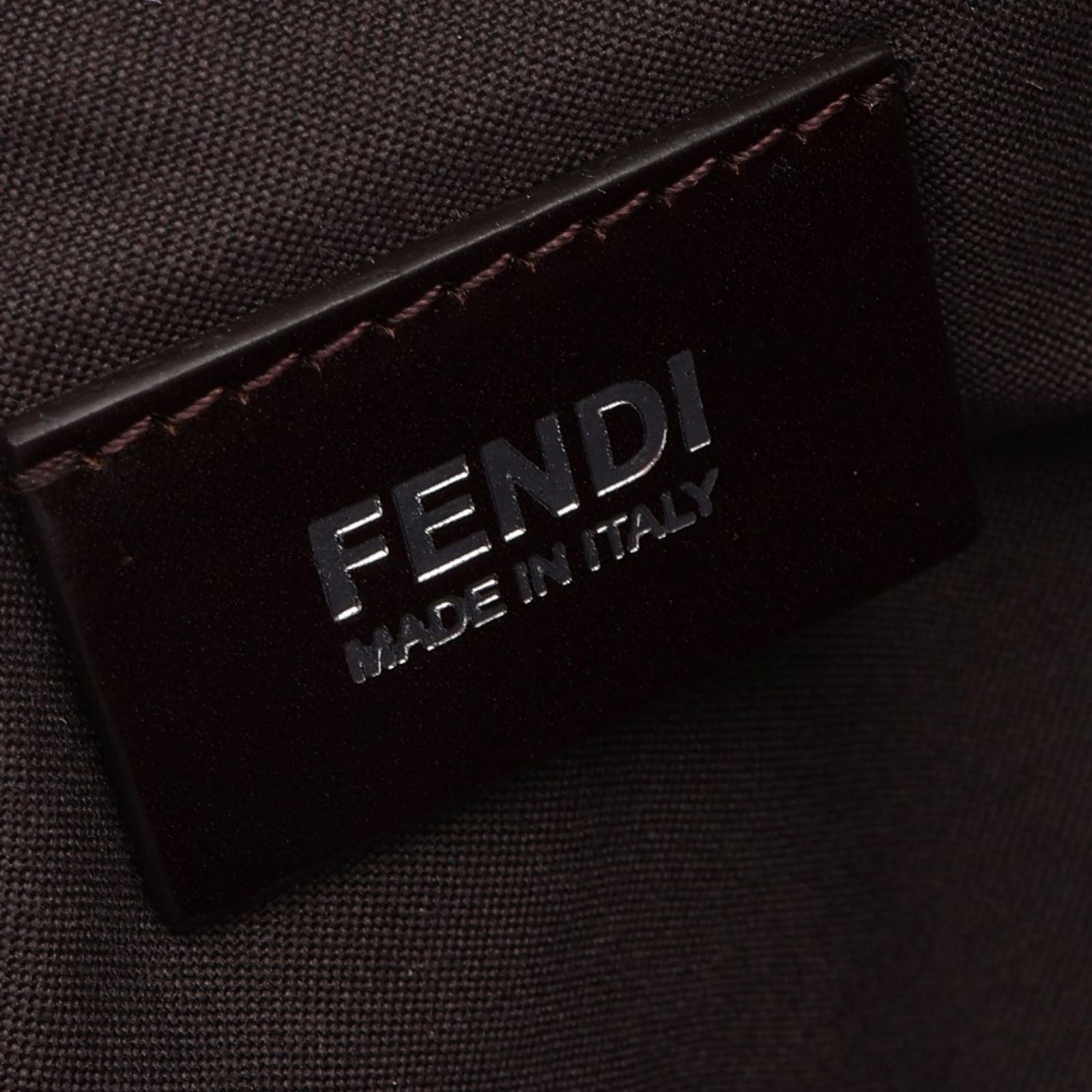 Fendi Waist Bag Zucca Brown Canvas Leather — view 5