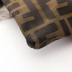Fendi Waist Bag Zucca Brown Canvas Leather — view 7