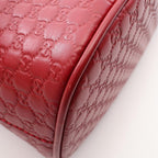 Gucci Handbag Micro Guccissima 2-Way Red Leather Hand — view 6