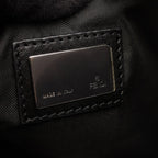 Fendi Tote Zucchino Dark Brown Canvas Leather — view 4
