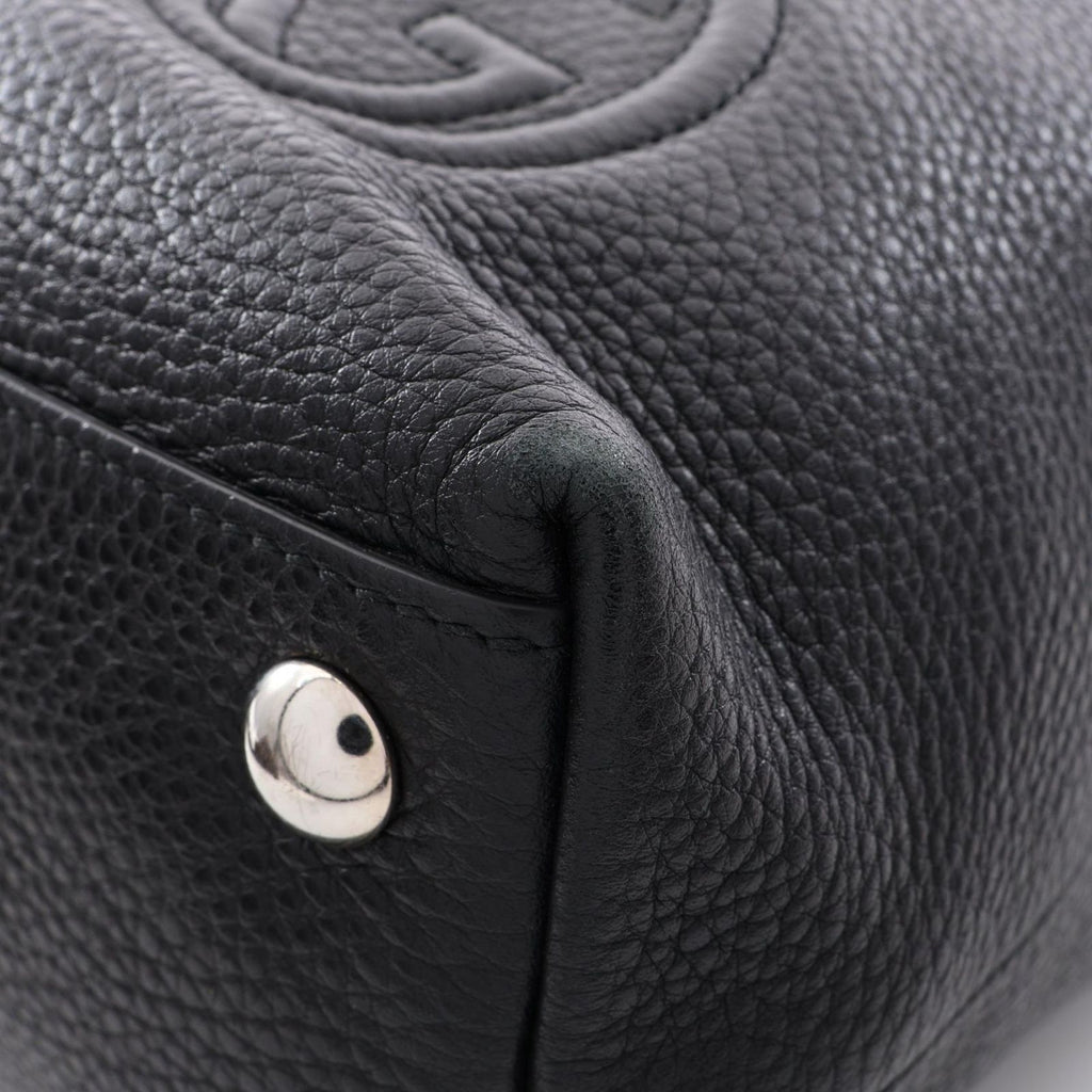 Gucci Tote Soho Interlocking 2-Way Black Leather — view 6
