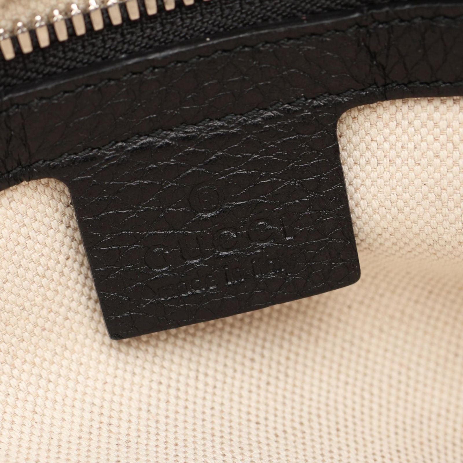 Gucci Tote Soho Interlocking 2-Way Black Leather — view 4