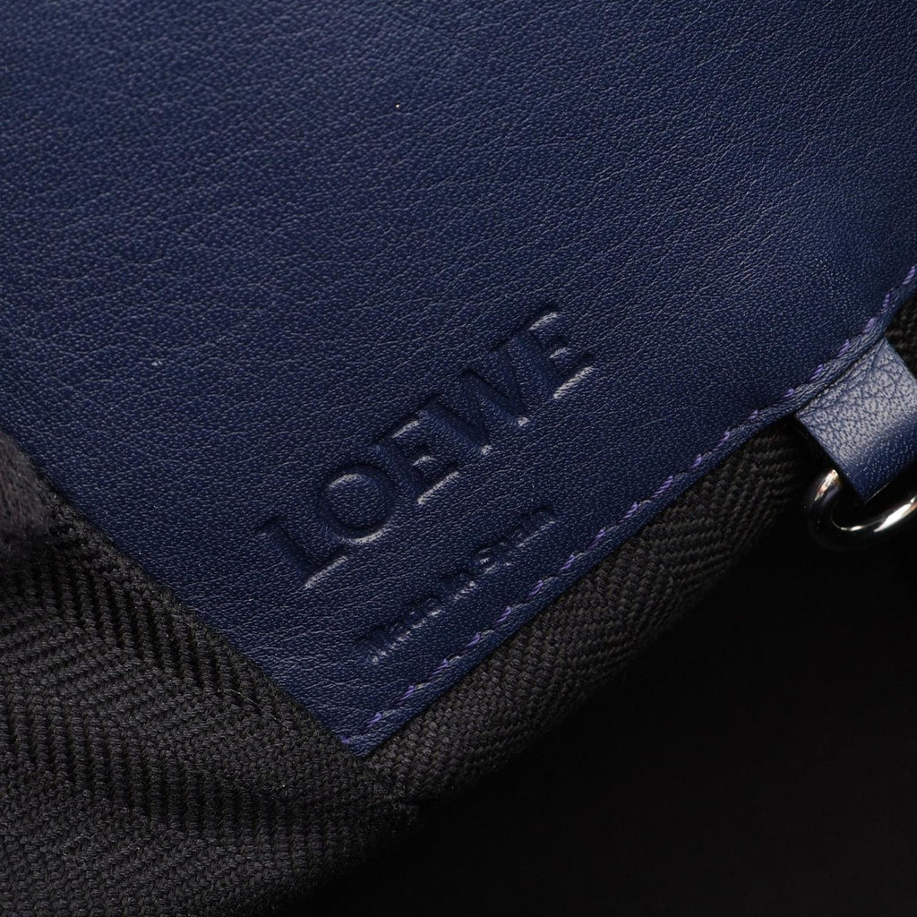 Loewe Handbag Hammock Small 2-Way Navy Leather — view 4