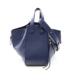 Loewe Handbag Hammock Small 2-Way Navy Leather