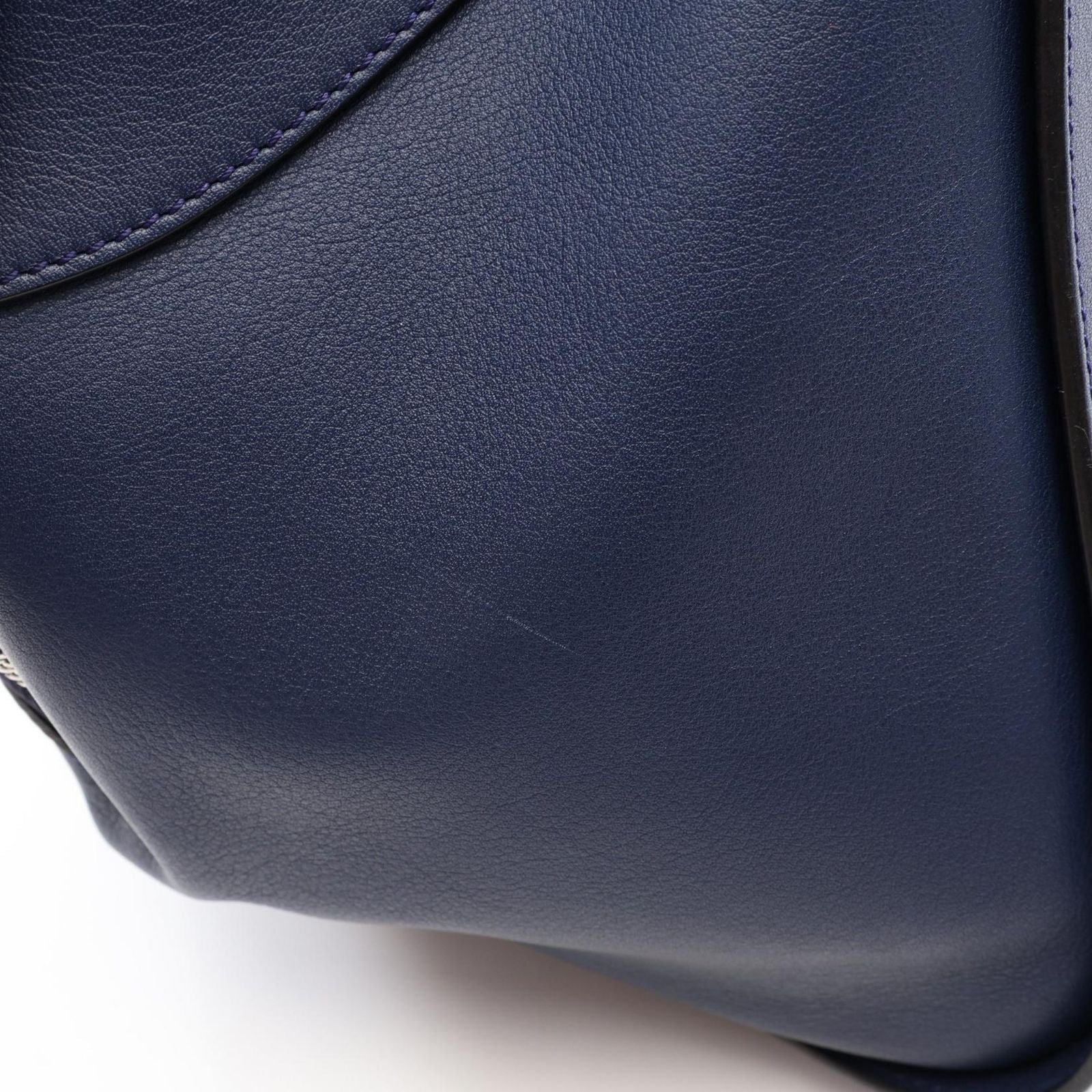 Loewe Handbag Hammock Small 2-Way Navy Leather — view 5