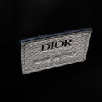 Dior Waist Bag Saddle White Navy Red Leather — view 4