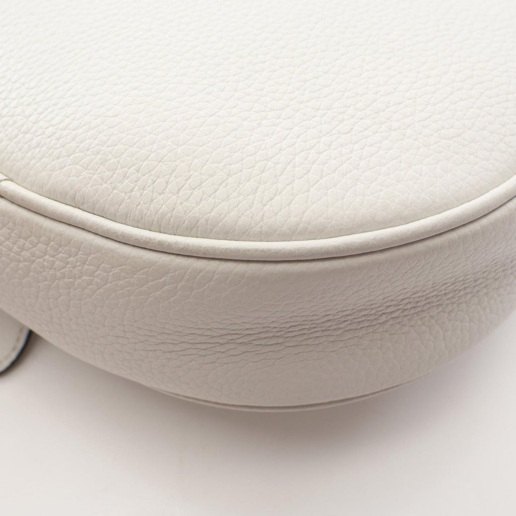 Dior Waist Bag Saddle White Navy Red Leather — view 9