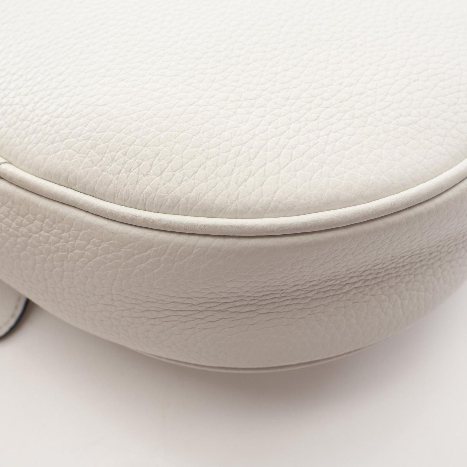 Dior Waist Bag Saddle White Navy Red Leather — view 9