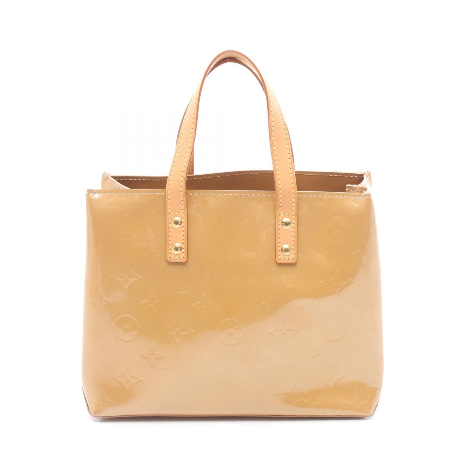 Louis Vuitton Handbag Reed PM Noisette Leather