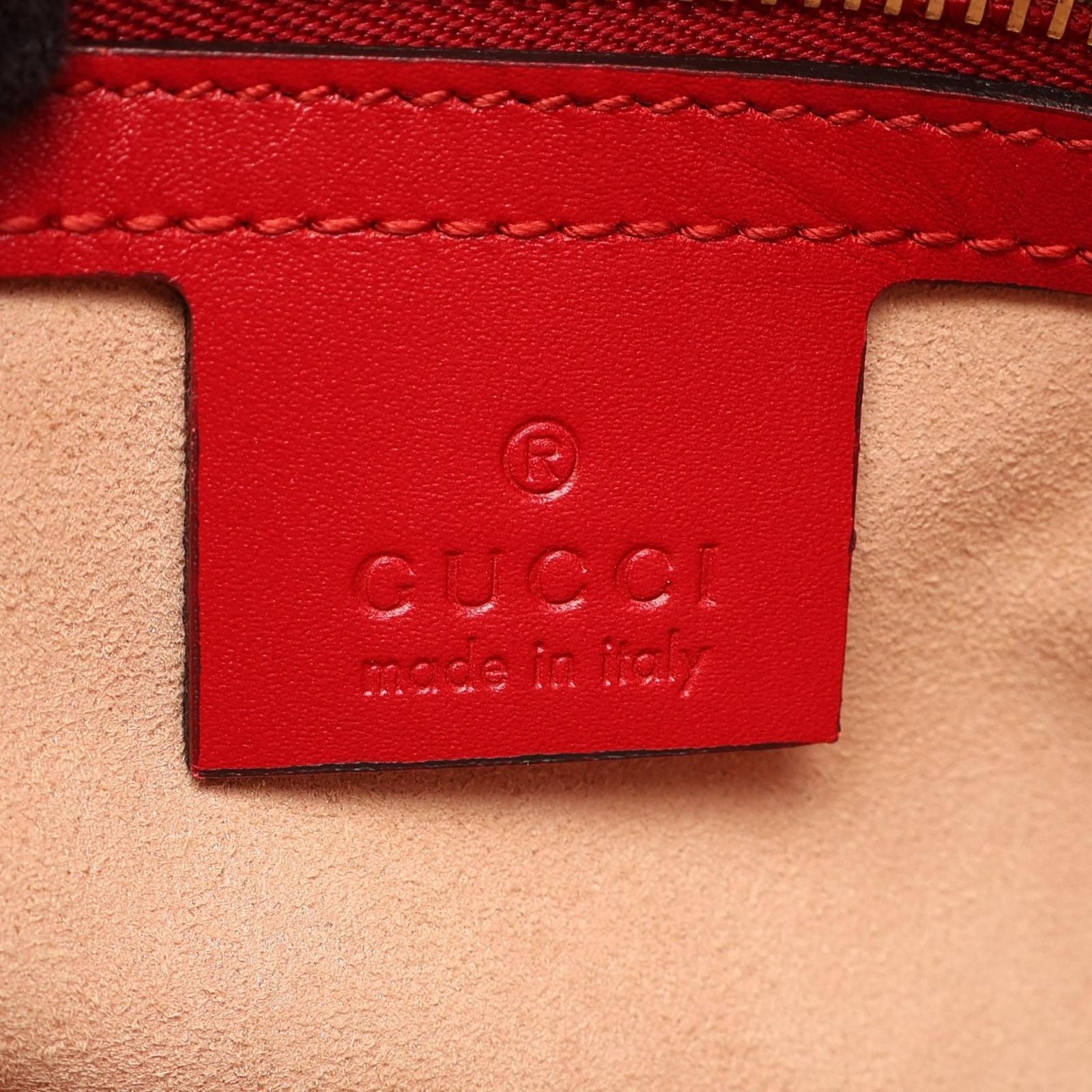 Gucci Tote Guccissima 2-Way Red Leather — view 4