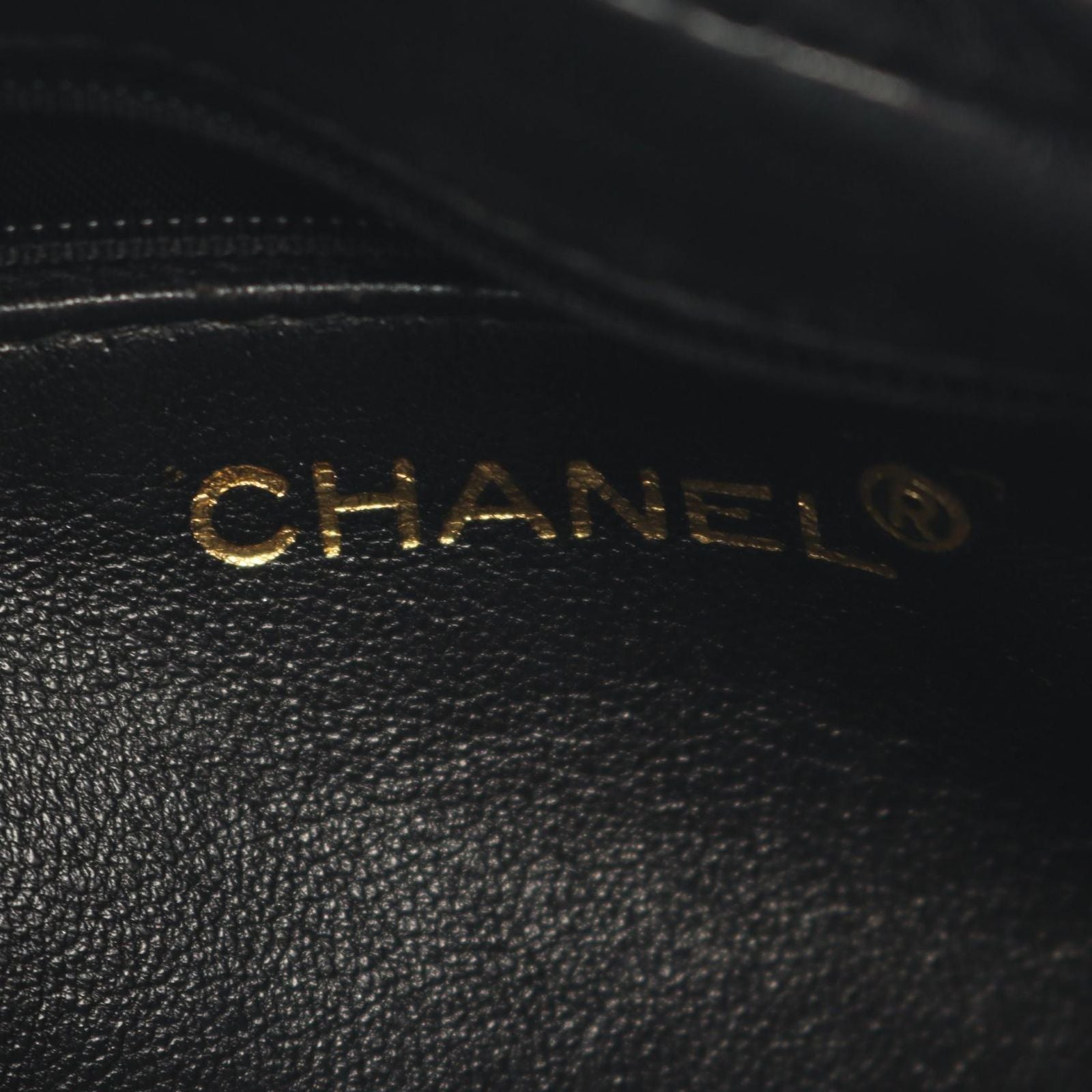 Chanel Shoulder Bag Stitch Blanc Tassel Black Lambskin Fringe Mini Chain — view 4