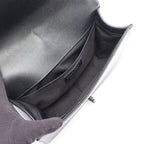 Chanel Shoulder Bag Boy Black Caviar Leather Boy Chain — view 3