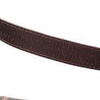 Fendi Shoulder Bag Zucca Brown Canvas Leather — view 6