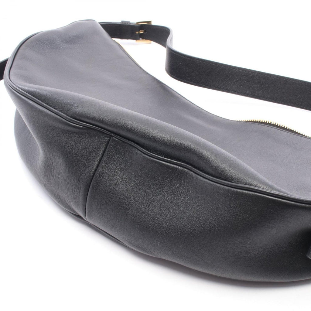 Prada Shoulder Bag Demi Lune Large Black Leather — view 5
