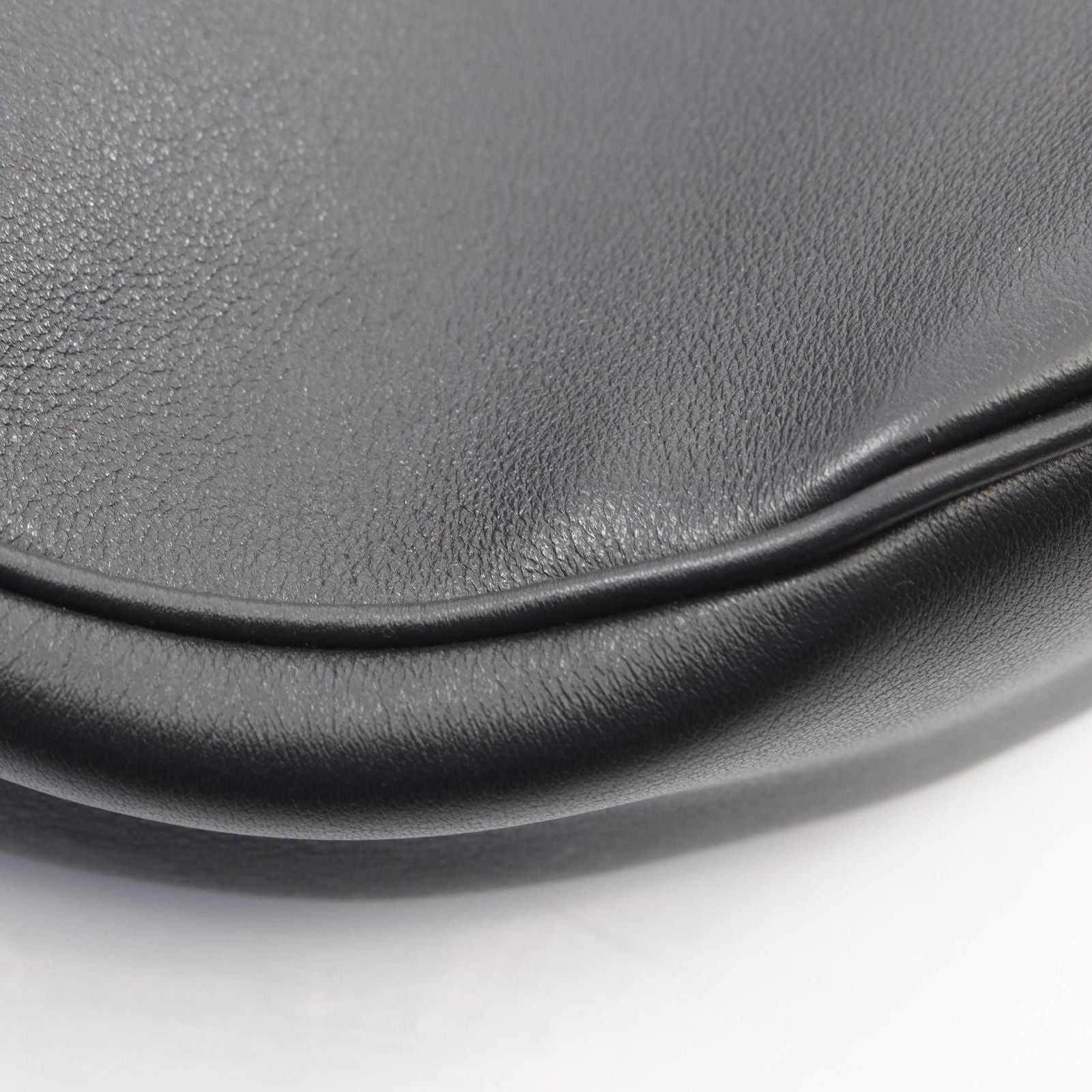 Prada Shoulder Bag Demi Lune Large Black Leather — view 5
