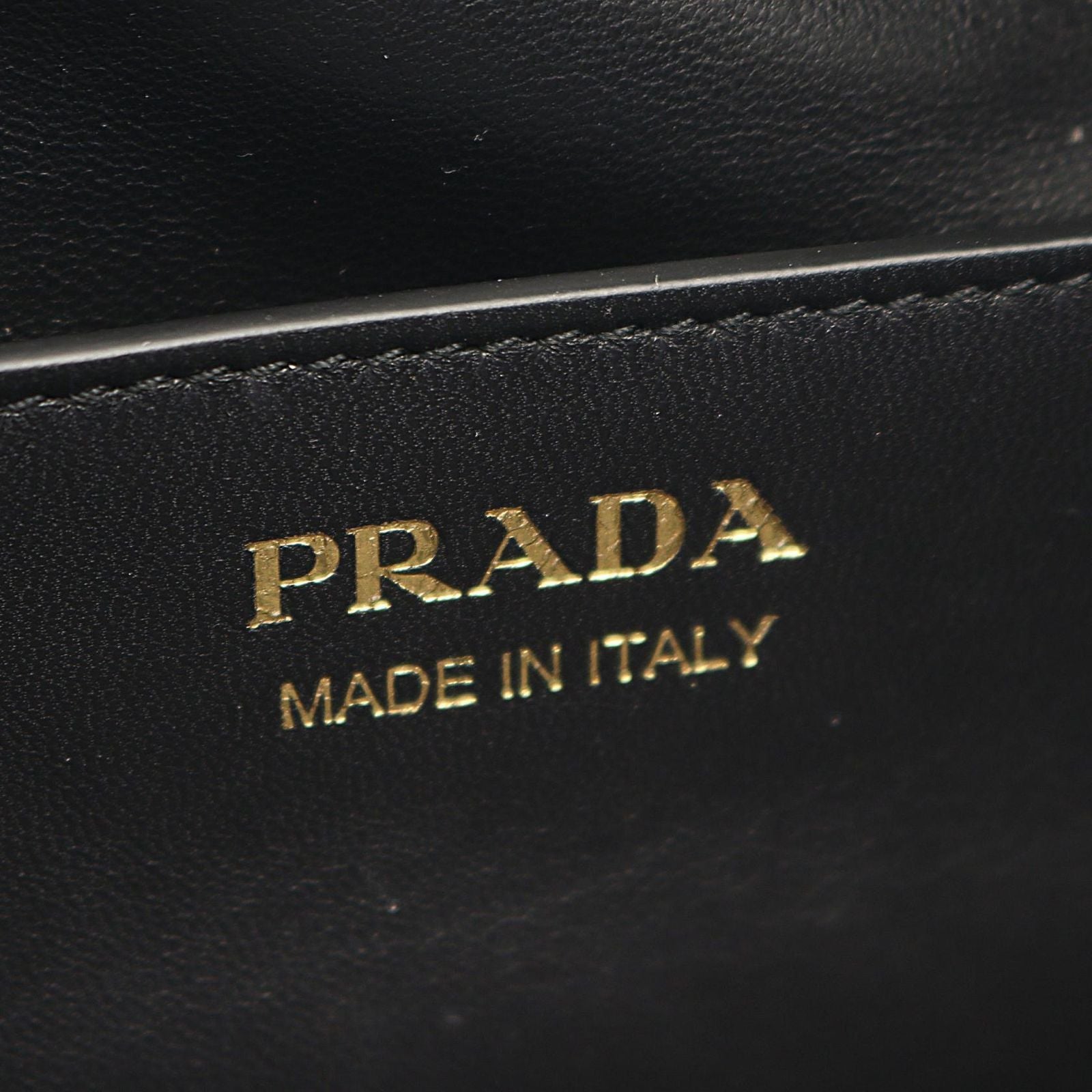 Prada Shoulder Bag Demi Lune Large Black Leather — view 4