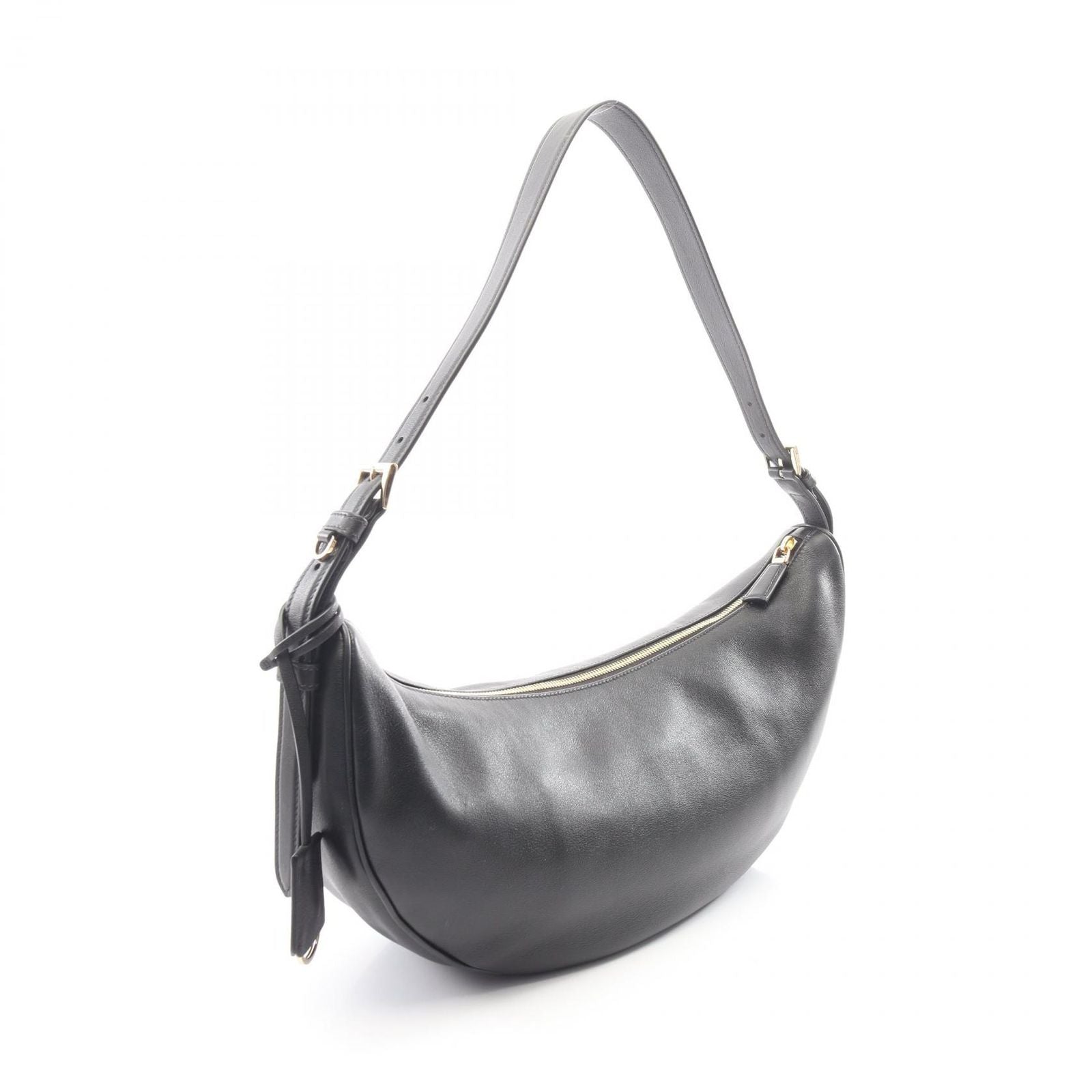 Prada Shoulder Bag Demi Lune Large Black Leather — view 2