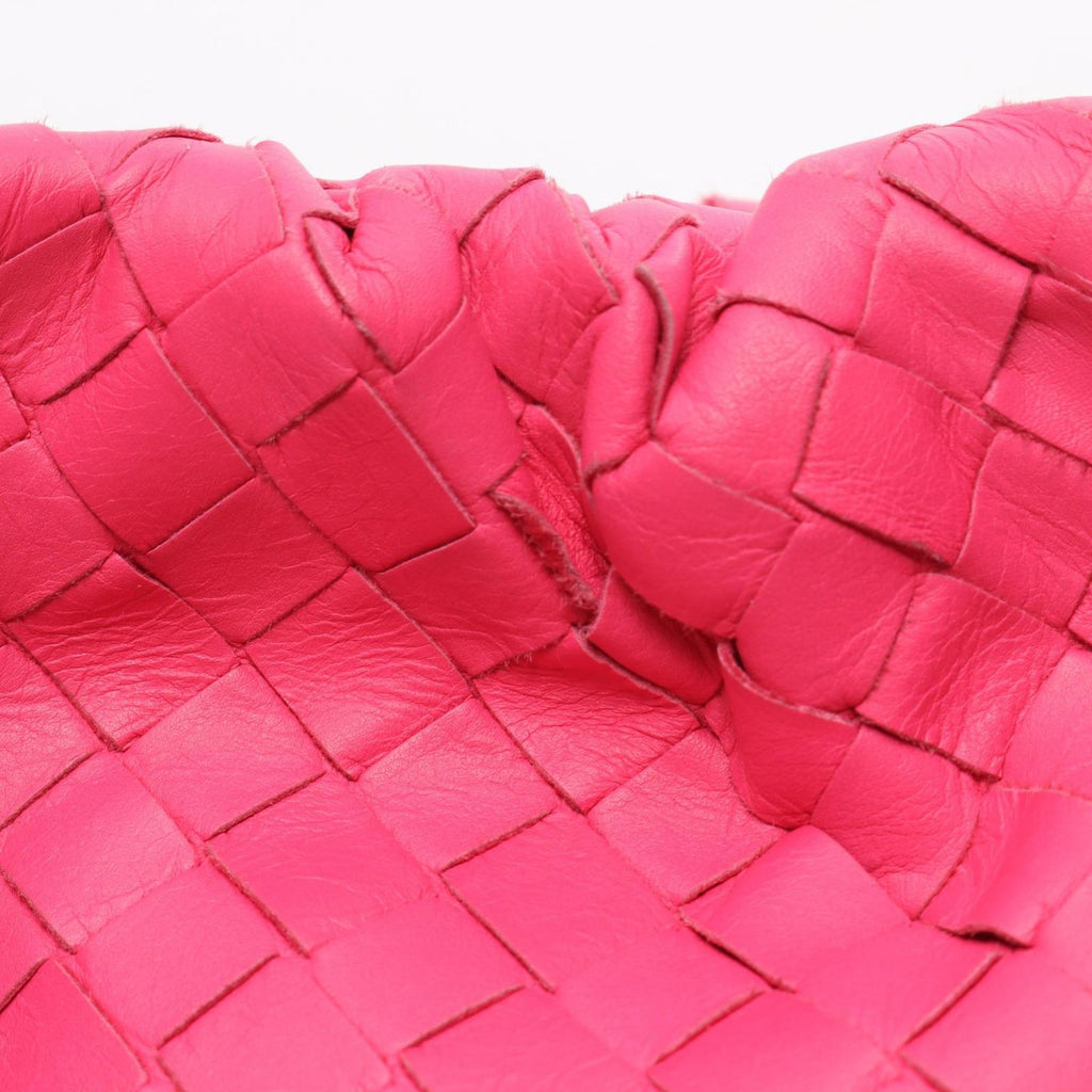 Bottega Veneta Shoulder Bag Mini the Pouch Pink Leather Intrecciato — view 6