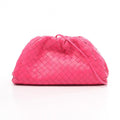 Bottega Veneta Shoulder Bag Mini the Pouch Pink Leather Intrecciato