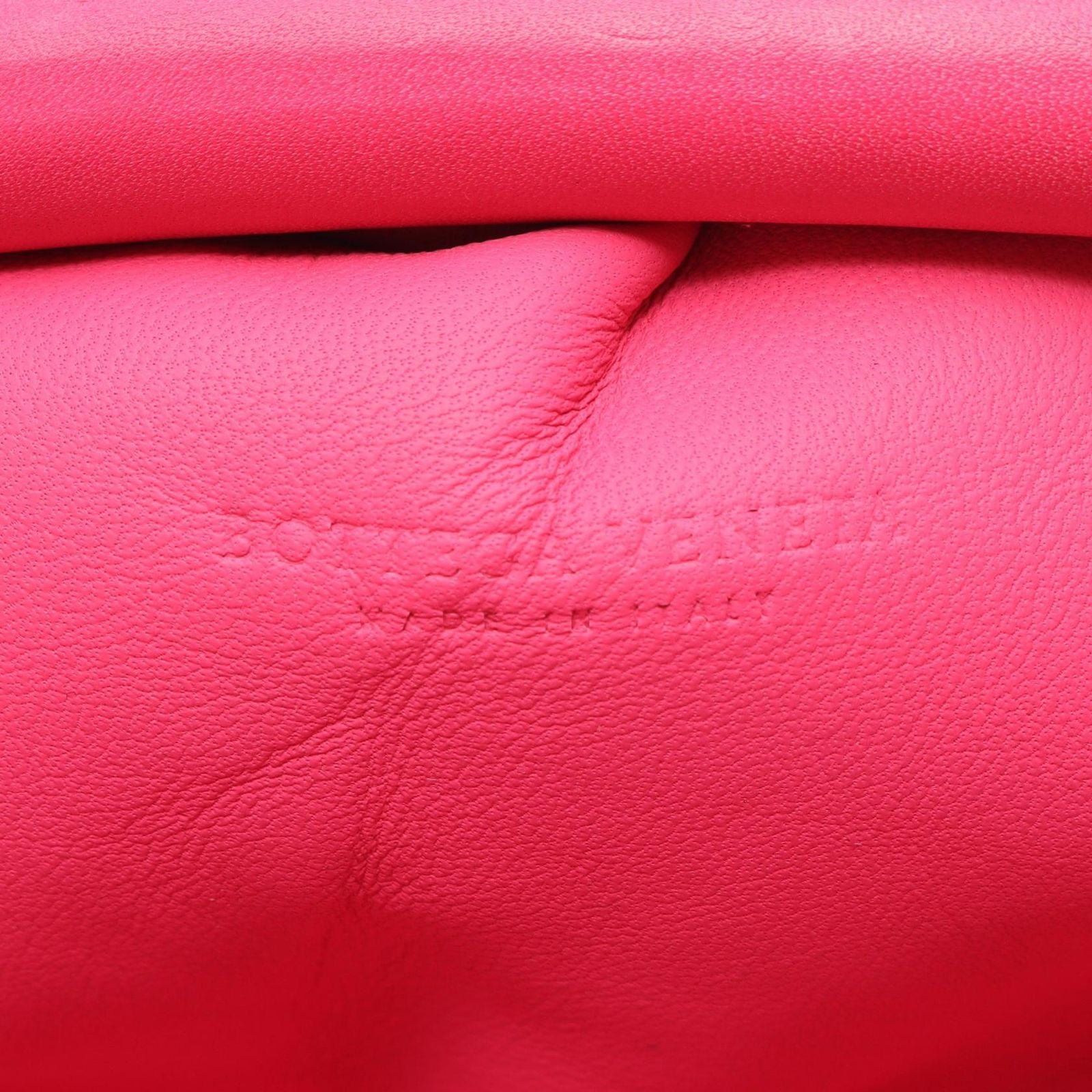 Bottega Veneta Shoulder Bag Mini the Pouch Pink Leather Intrecciato — view 4
