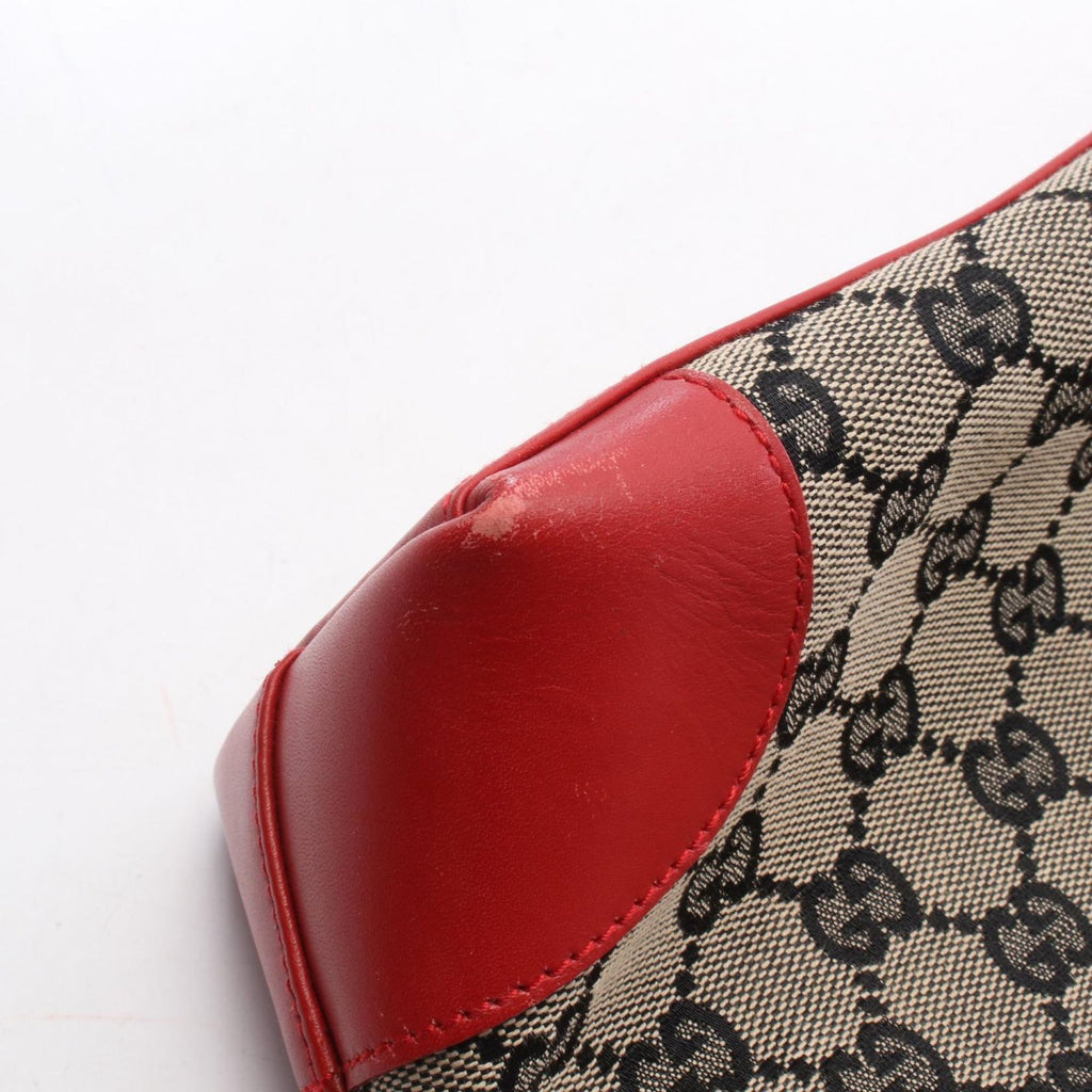 Gucci Tote GG Canvas 002 Beige Red Black — view 9