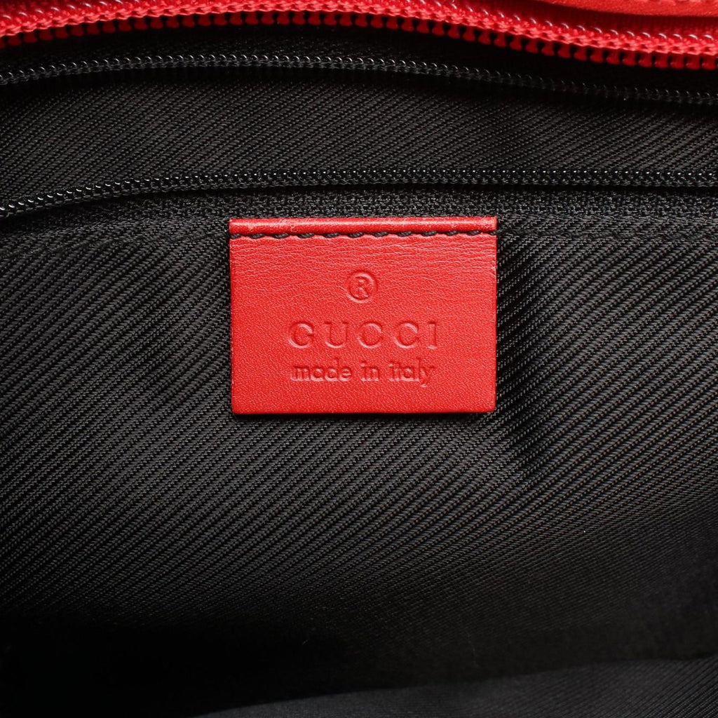 Gucci Tote GG Canvas 002 Beige Red Black — view 4